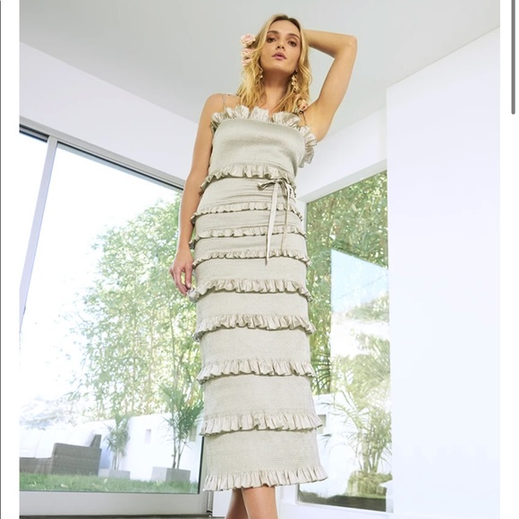 v chapman Dresses & Skirts - V Chapman Lily Dress in Sage